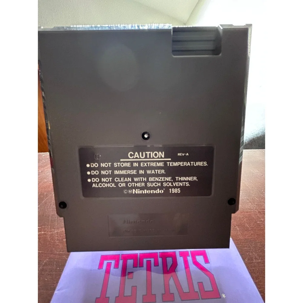 Tetris Nintendo NES Game Cartridge with Manual and Sleeve NES-EI-USA